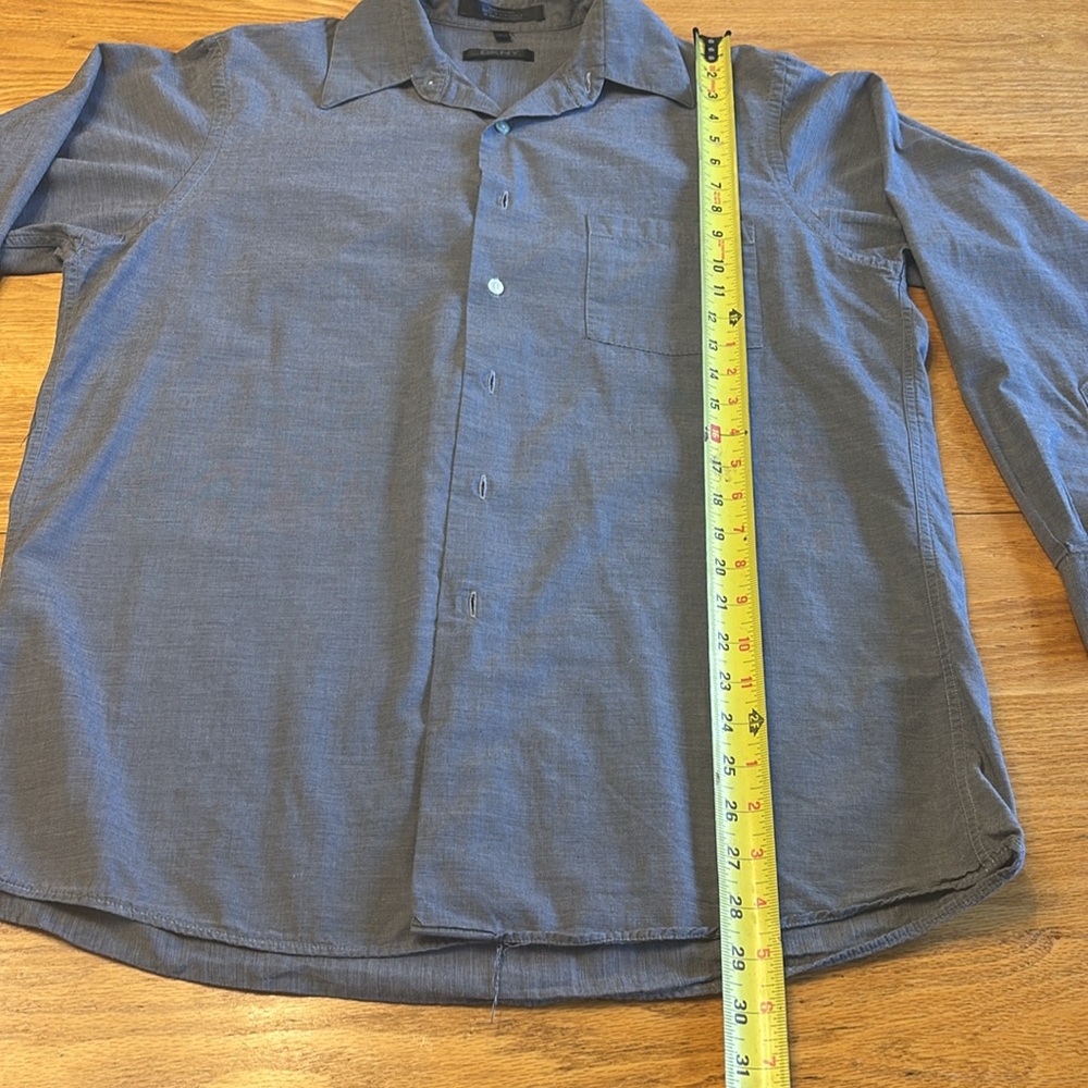 DKNY Gray Casual Button Down Shirt - Picture 5 of 6